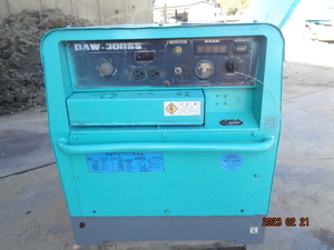 発電溶接機 　デンヨー　DAW300SS 　100v電源 ３kva 280A