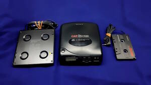 再生確認済 SONY CAR Discman D-800K 車載用マウント CPM-80P カセットテープアダプター CPA3付き