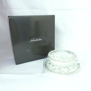 ノリタケ Noritake 花更紗 C&S カップ＆ソーサー ティー碗皿 ティーカップ 1客 未使用品 /2308C