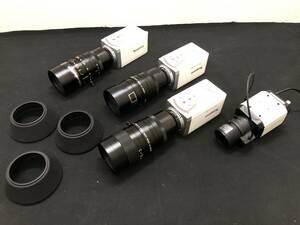 Ikegami ICD-520VP レンズ付き高性能監視カメラ 動作品3台＋オマケ監視カメラ1台