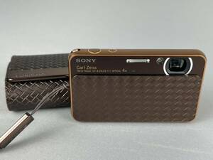 E13KB6 SONY ソニー Cyber-shot DSC-T99D コンパクトデジタルカメラ ケース付き サイバーショット デジカメ 動作確認済み