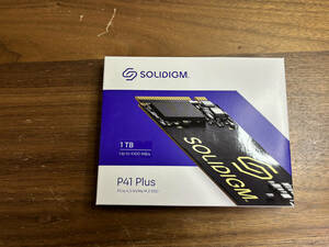 ①【新品・未使用・未開封】Solidigm[ソリダイム] P41Plus 1TB PCIe 4.0 NVMe m.2 SSD Gen4