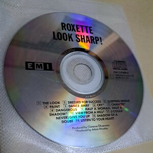 ジャンク品　ROXETTE / LOOK SHARP!　ロクセット　CD ディスクのみ　