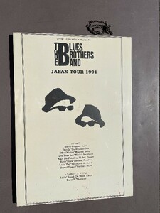 THE BLUES BROTHERS BAND JAPAN TOUR 1991 ブルース・ブラザーズ 木製パネルポスター 約73x51cm