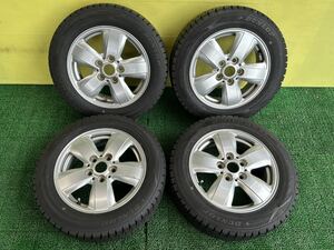 バリ山175/65R15 2019年スダットレス　DUNLOP WINTER MAXX タイヤアルミセット ミニ純正 5穴 PCD112 ET+46 15×5.5J ハブ67mm ミニ等に