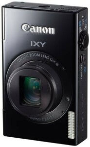 Canon デジタルカメラ IXY 1 ブラック 光学12倍ズーム Wi-Fi対応 IXY1(BK)
