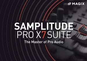 【正規品】MAGIX Samplitude Pro X7（サンプリチュード）DTM, マスタリングソフト｜SEQUOIA, Pro Tools, WaveLab, Cubase Pro, Logic Pro