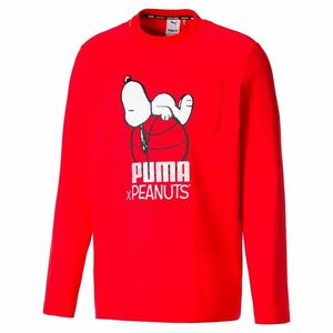 PUMA X PEANUTS LS TEE プーマ ピーナツ ロングスリーブ Tシャツ 530613-11 PEANUTSとのタイアップ Mサイズ 未使用