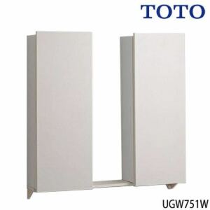 未使用 TOTO UGW751W #NW1 ホワイト ウォール収納 スリムタイプC 吊戸棚 レストルーム サニタリー トイレ収納棚 キャビネット