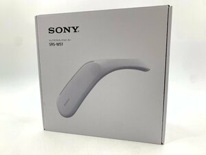 未使用　SONY ソニー ウェアラブルネックスピーカー ワイヤレススピーカー パッシブラジエーター SRS-WS1 オーディオ 1円～ 03174N