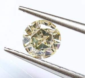 【１００円～】VVS1！0.303ct 天然ダイヤ Very Light Yellow （ナチュラルカラー）