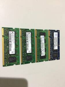 中古品 DDR2 PC2-667 2GB(512M*4) 現状品