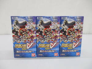 K0415-12A/ 未開封 スーパーロボット大戦V クルセイド 新たなる航海へ ブースターパック 15パック入り 3BOX セット ①