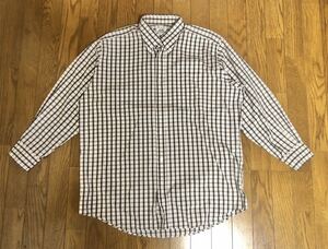 【HERMES/エルメス】チェックシャツ 43-17