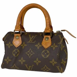 ルイ・ヴィトン Louis Vuitton ミニ スピーディ ショッピング 手提げ ハンドバッグ モノグラム ブラウン M41534 レディース 【中古】