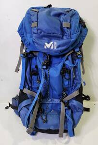 □MILLET ミレー SAAS FEE 40 MIS0413 BLU リュック ナイロン ブルー Lサイズ