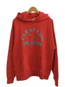 Levi’s◆GOLD TAB HOODIE/スウェット/M/コットン/RED/PC9-A3767-0003