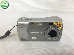 【D-1789】オリンパス OLYMPUS CAMEDIA X-100 コンパクトデジタルカメラ メモリーカー付き 現状品【千円市場】