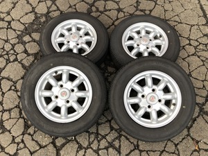 J1F1331■155/70R12 73S　4本価格　YOKOHAMA DNA ECOS ES300　ミニクーパー純正　送料無料 夏 タイヤ アルミセット 12×4.5 PCD101.65 +35