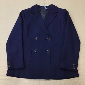 O98/761(中古)栃木県 東原中学校 女子制服1点 /指定品/3-/ブレザー/GREEN MATE/青紺/冬服/冬用/中学校/高校/学生服/女子生徒/卒業生品