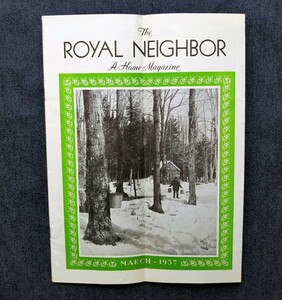 1937年 アメリカ・アンティーク雑誌 The Royal Neighbor A Home Magazine 洋書 Royal Neighbors of America 広告