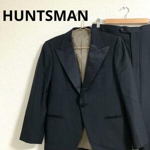 HUNTSMAN ハンツマン タキシード メンズ ウール100% 黒 高級