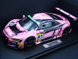 TARMAC WORKS　AUDI R8 LMS　AAPE＋ BY A BATHING APE　1/18　83　ピンク　190/220