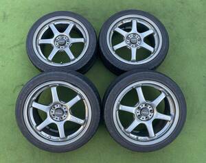 ◆ 希少！ RAYS PRODRIVE GC06D レイズ　プロドライブ◆17x7.5J+48/PCD:100/5穴◆4本.215/45R17.プリウス,86,スバルSTI 等