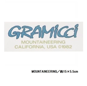 GRAMICCI ステッカー 新品 GAC-006 MOUNTAINEERING 防水素材