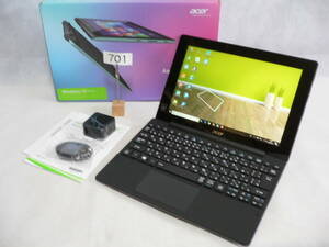 【ほぼ新品】10.1WXGA(1280x800)タッチP エイサー acer SW3-013-N12N/K 2-in-1 Z3735F-Max1.83/Win10/Office2021Pro/KB 即使可 シャークG