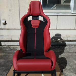 店頭展示品 RECARO SPORTSTER CL210H RED BLACK #81-111.11.606-2 運転席用 右席用 着座センサー無 SBR無