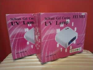 UVライト　樹脂粘土やレジンにUVライト 36W 　 UVランプ セット