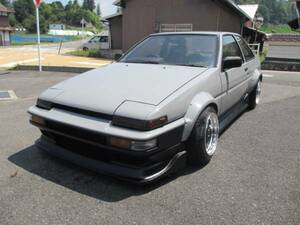 　人気のＡＥ86トレノ　エアロフルセット　ＦバンパーＳステップ　Ｒバンパー３点セット　※日本製！！！