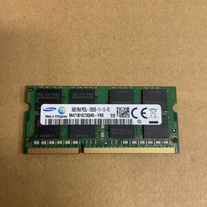 オ24 SAMSUNG ノートPCメモリ 8GB 2Rx8 PC3L-12800S 1枚