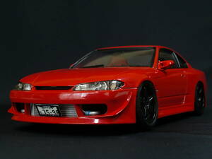 アオシマ1/24 VERTEX S15 シルビア + タミヤ LMGT4ホイール