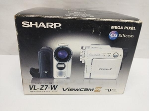 ジャンク 【本体美品】SHARP VL-Z7-W 液晶デジタルビデオカメラ アクセサリーキット同梱版 ViewcamZ