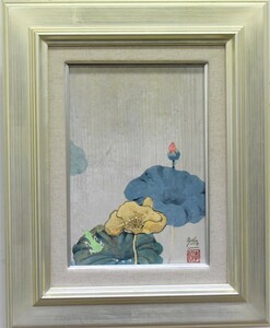 掘り出しオススメ作品! 　　　鈴木孝一　　　　SM　　　　「小雨」　　　　日本画　 　　　正光画廊