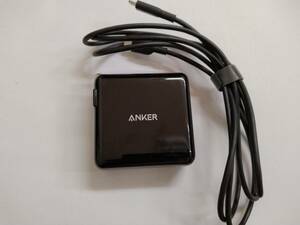 ■Anker アンカー PowerPort Atom PD2 ACアダプター A2029 60W　急速充電器 純正 USBケーブル Type-C to ライトニング　付き C　