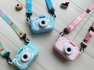 子供カメラ キッズカメラ 子供用デジタルカメラ SDカード 正月プレゼント ケース付 トイカメラ