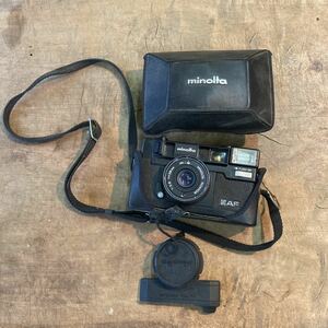 MINOLTA ミノルタ HI-MATIC AF フィルムカメラ ビンテージ カバー付き