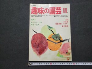 n■　NHK 趣味の園芸　昭和53年11月号　大菊　山茶花　雑木盆栽　など　NHKサービスセンター　/d12