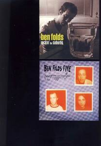 LOT 2 CD BEN FOLDS ROCKIN THE SUBURBS / BF FIVE - WHATEVER AND EVER SI-MEN 海外 即決