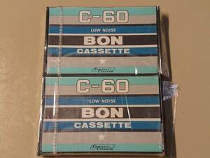 BONカセット「C-60×2本セット」 ボン カセット テープ 昭和レトロ