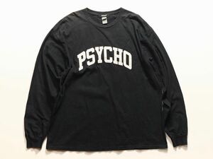 【XL】undercover psycho tee ロンT 長袖 Tシャツ アンダーカバー サイコ 黒 psychophilia