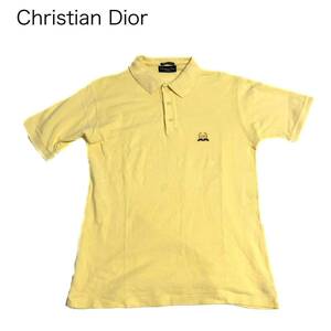 Christian Dior クリスチャンディオール ポロシャツ　イエロー系