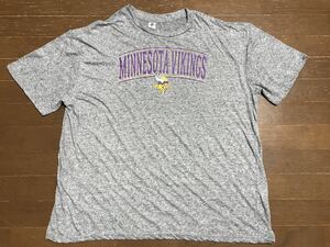 NFL MINNESOTA VIKINGS MEN’S SHORT SLEEVE T-SHIRTS size-XXL(着丈71身幅66) 中古 送料無料 NCNR