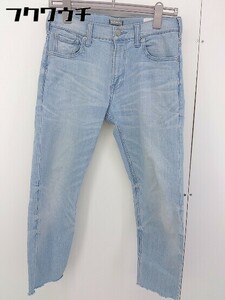 ◇ BAYFLOW DENIM 裾カットオフ SLIM ジーンズ デニム パンツ サイズｗ28 ライトインディゴ レディース