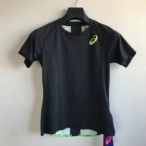 アシックス　レディース　ランニングシャツ　黒M　定価6600円　2092A035