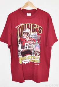 【NFL P/新品】スティーブヤング（フォーティナイナーズ）引退記念Tシャツ【JOY ATHLETIC/Hanes】SF 49ers Steve Young 