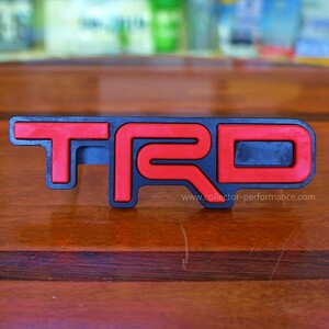 Taco Vinyl/タコビニール TRD グリルバッジ レッド